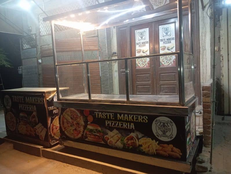 shawarma, burger, Dahl braye, biryani or display counter 1