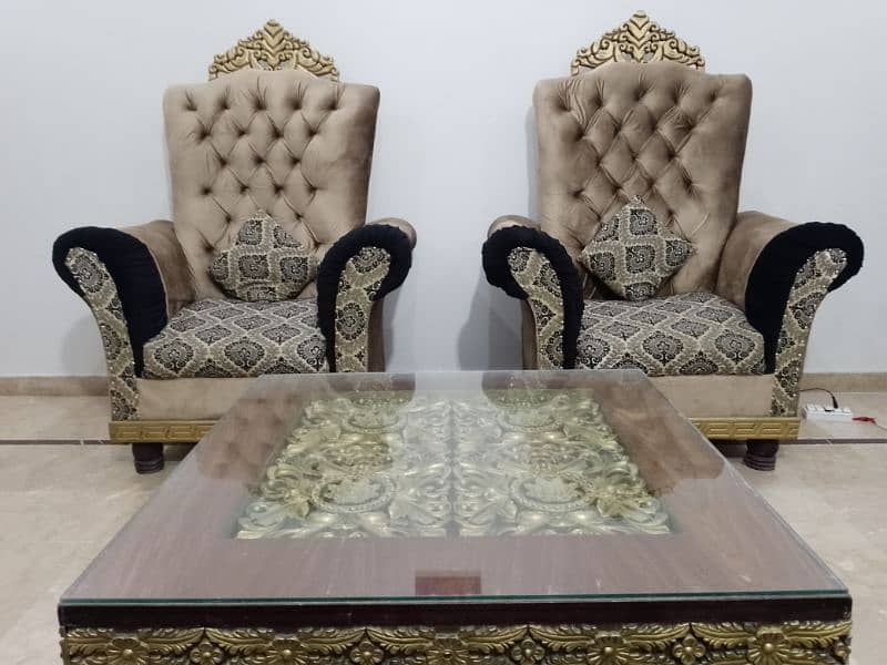 5 Seater Sofa Set with Table 6