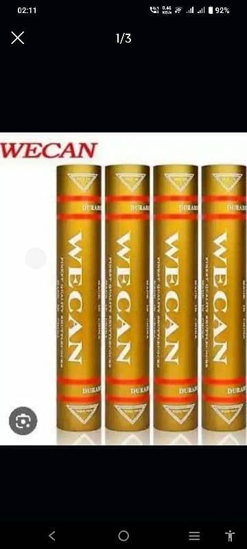 Wecan Shuttle Original ha 100% box hai 12 piceces 2