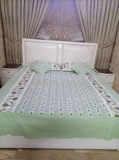 Embriodered Cotton Bedsheet