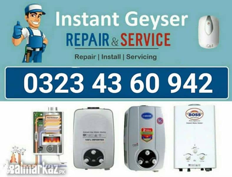 Instant Geyser Repair Services By Professionals 03234360942 1