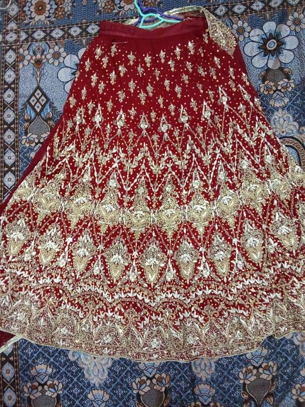 Red bridel lehnga 0