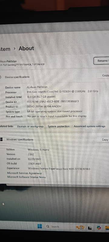 ASUS TUF F17 11th Generation Performance Beast Laptop throw away price 16