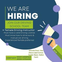 Female Driving Instructor