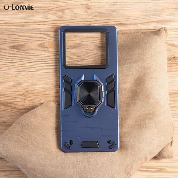 Infinix Note 40 Pro Shockproof Armor Protection Ringholder Back Case 7