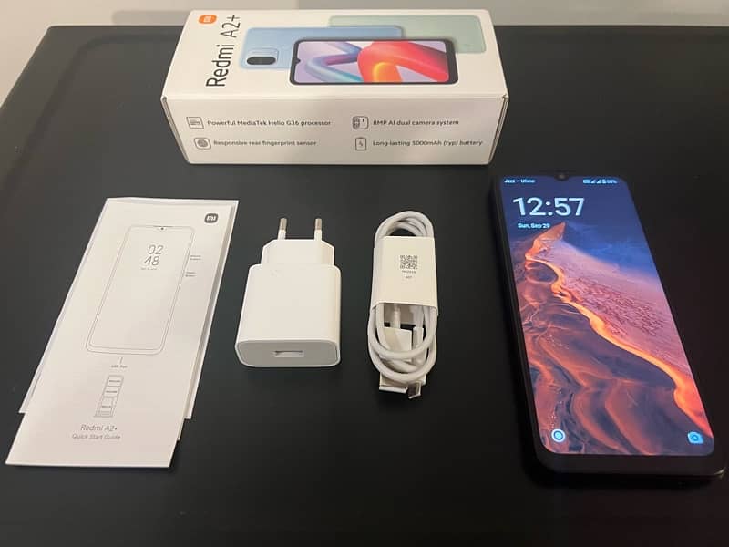 Redmi A2+ (64 GB) with complete box charger 0