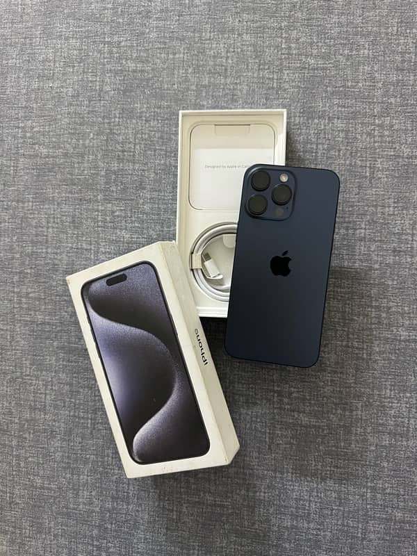 iPhone 15 Pro Max 256gb Complete Box JV 0