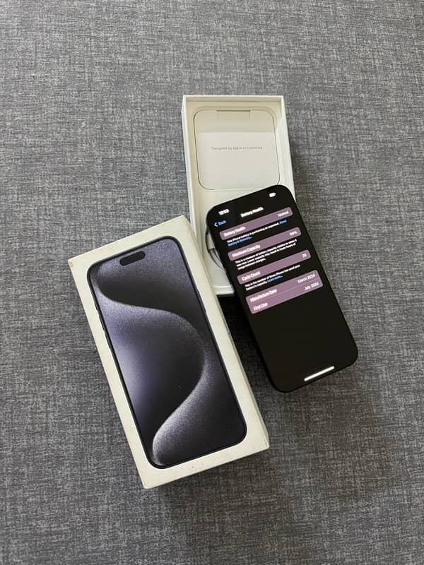 iPhone 15 Pro Max 256gb Complete Box JV 4