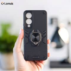 Vivo Y17s Shockproof Armor Protection Ringholder Back Case