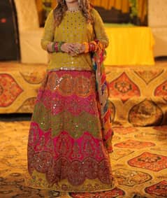 mayo mehndi dress