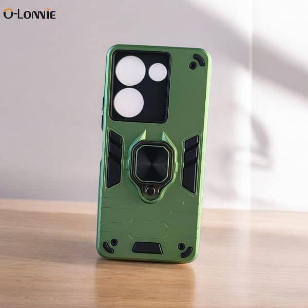 Tecno Camon 20 / 20 Pro Shockproof Armor Protection Stand Back Case 2