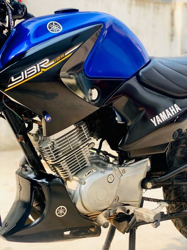 YAMAHA YBR 125 BLUE 4