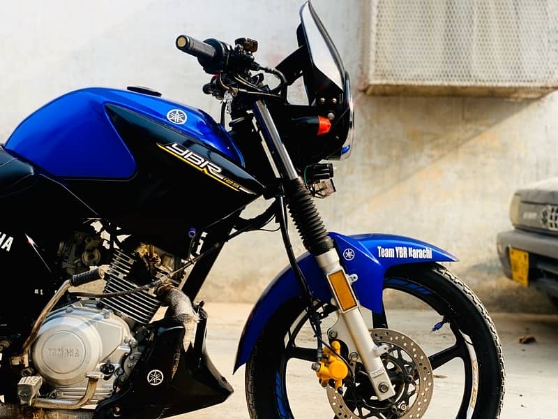 YAMAHA YBR 125 BLUE 5