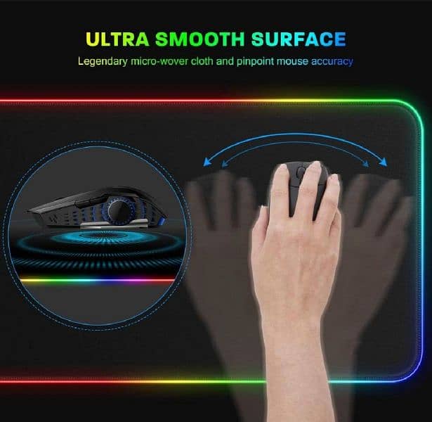 RGB Gaming Mouse Pad Large 0