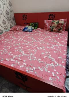 2 single bed 1 side table 1 almari