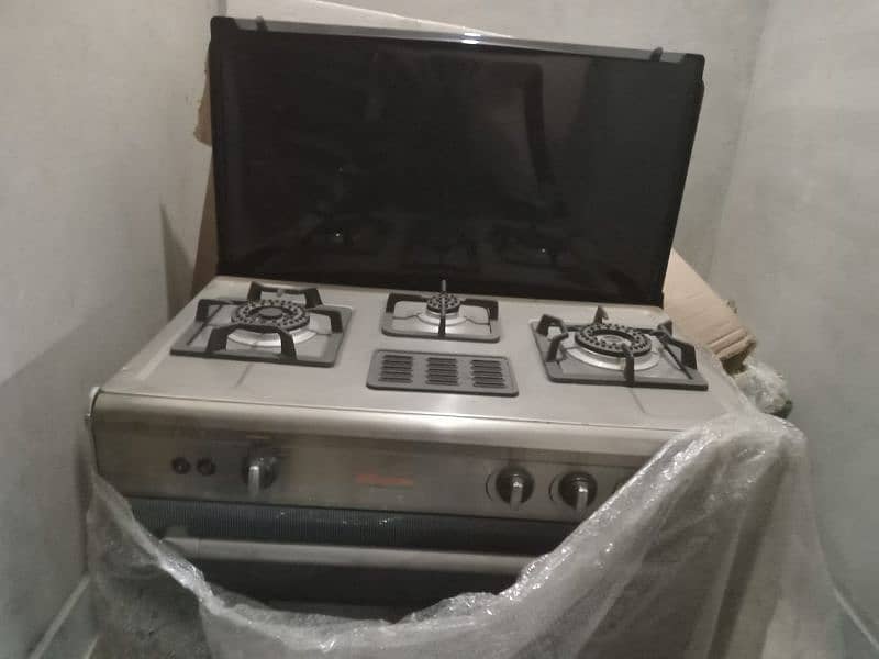 cooking range 3 burner 0