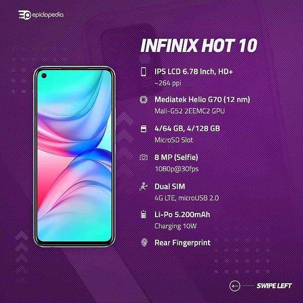 Infinix 10 Mobile Phone for Sale 2