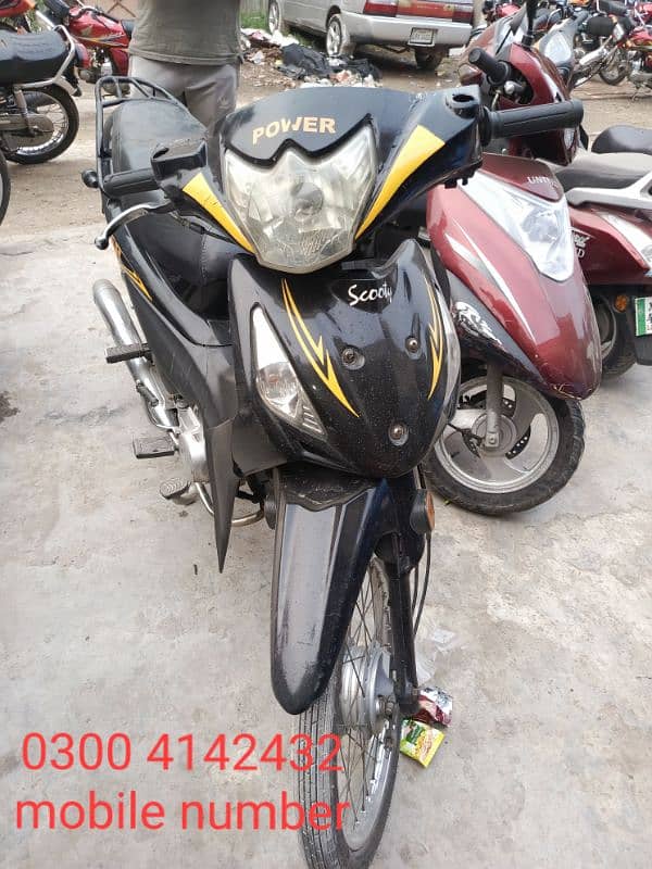 power scooty available contact at mobile# 03004142432 0