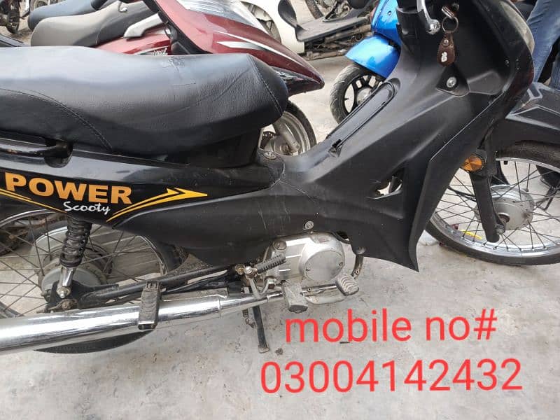 power scooty available contact at mobile# 03004142432 2