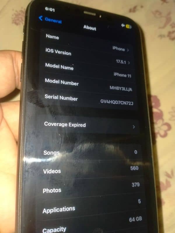 iphone 11 64Gb Jv 7