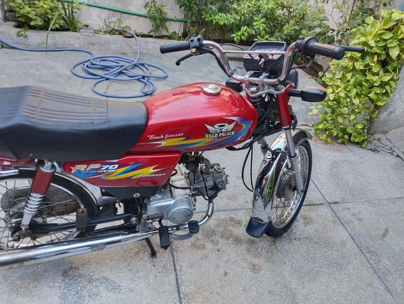 Road Prince CD 70cc Bike Red Colour Genuine Good Condition 4