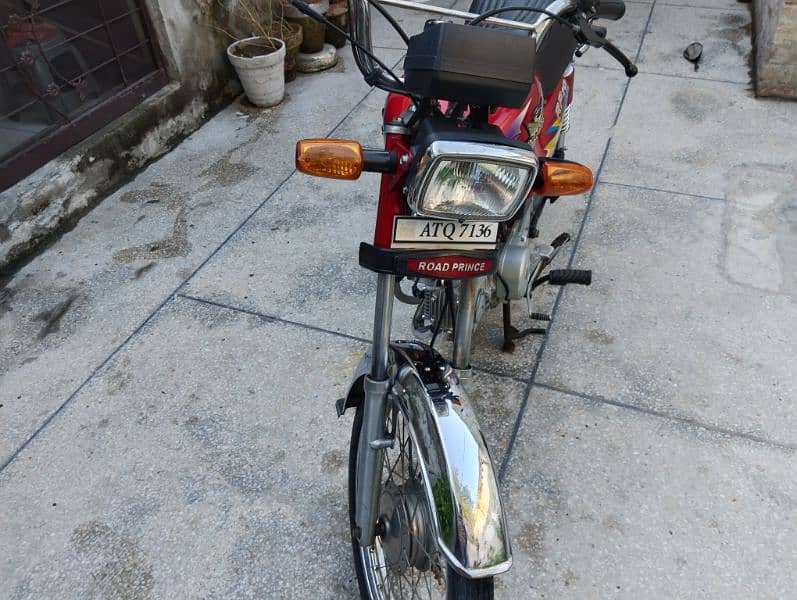 Road Prince CD 70cc Bike Red Colour Genuine Good Condition 6