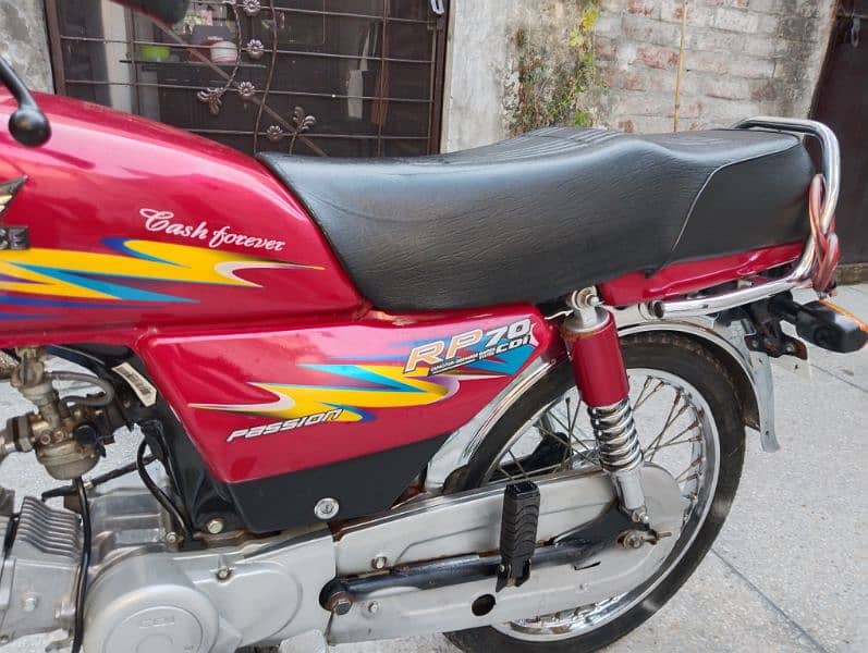 Road Prince CD 70cc Bike Red Colour Genuine Good Condition 10