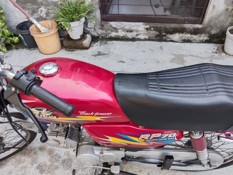 Road Prince CD 70cc Bike Red Colour Genuine Good Condition 12