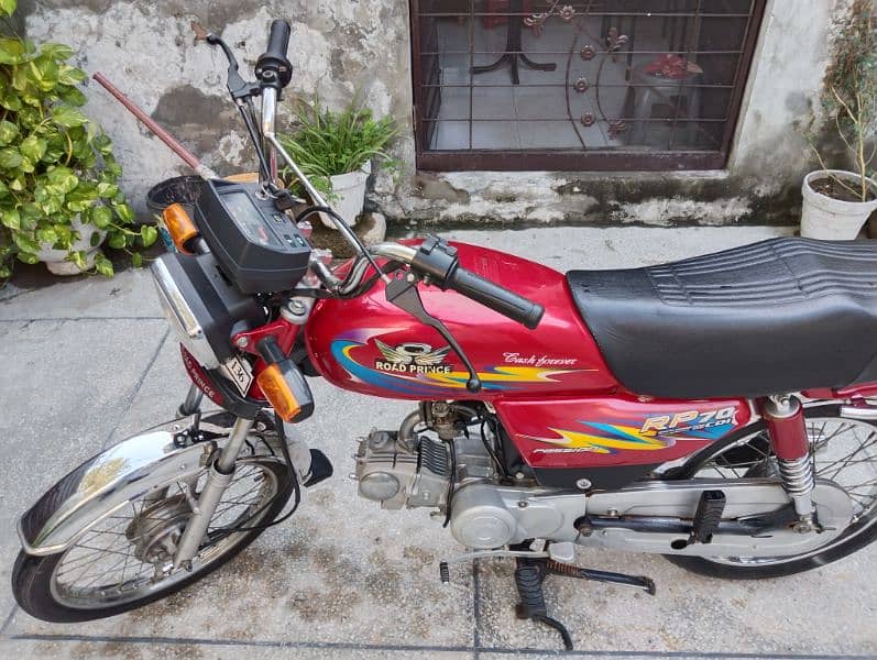 Road Prince CD 70cc Bike Red Colour Genuine Good Condition 13