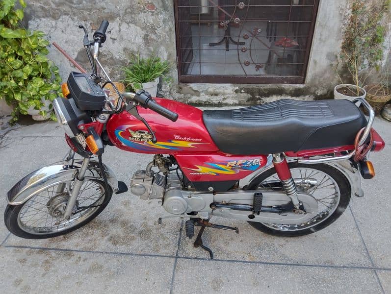 Road Prince CD 70cc Bike Red Colour Genuine Good Condition 14