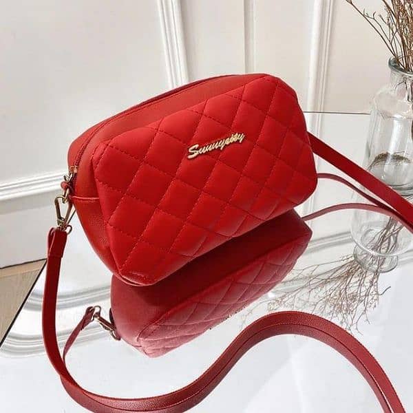 Woman PU leather Shoulder Bag 5