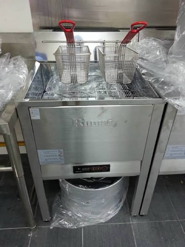 Rinnai deep fryer 4 tube 6 tube all models pizza bakery ovens 1