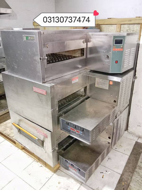 conveyor pizza oven dough roller fast food n pizza restaurant for sale 1