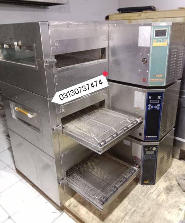 conveyor pizza oven dough roller fast food n pizza restaurant for sale 2