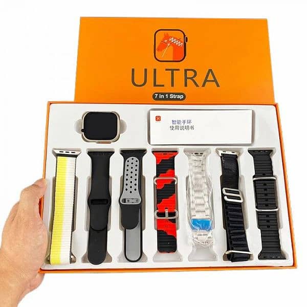 Ultra 7 in 1 Smart Watch | 7 Pairs of Straps 1