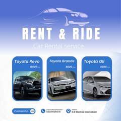 Rent a car wagon R, ALTO, GLI, XLI, GRANDE, VIGO booking for welding e