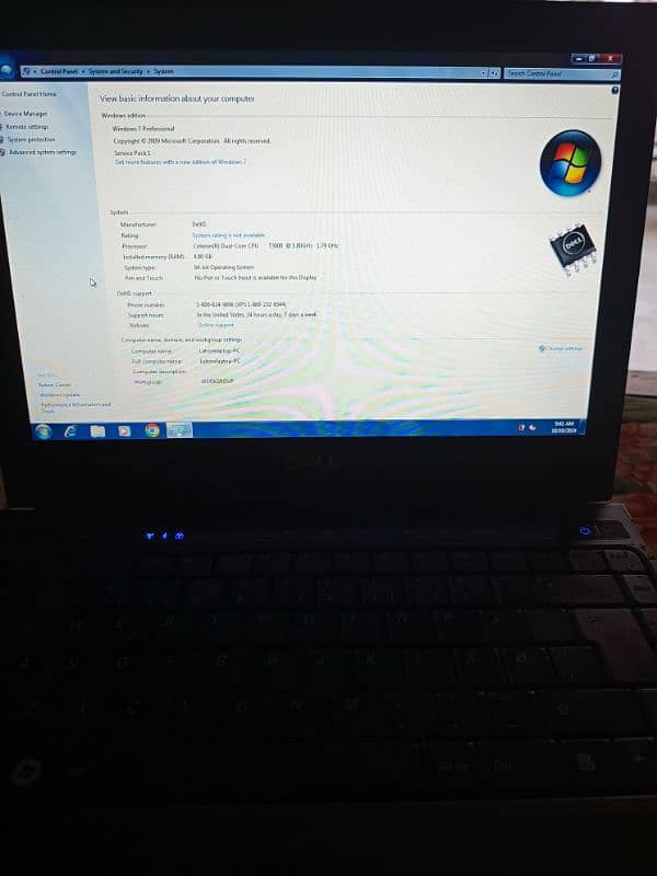 dell laptop lush condition 4g ram 3