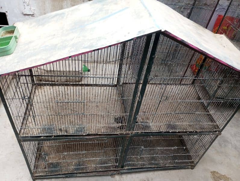 7ft Cage 8 portions & 3 separate 16