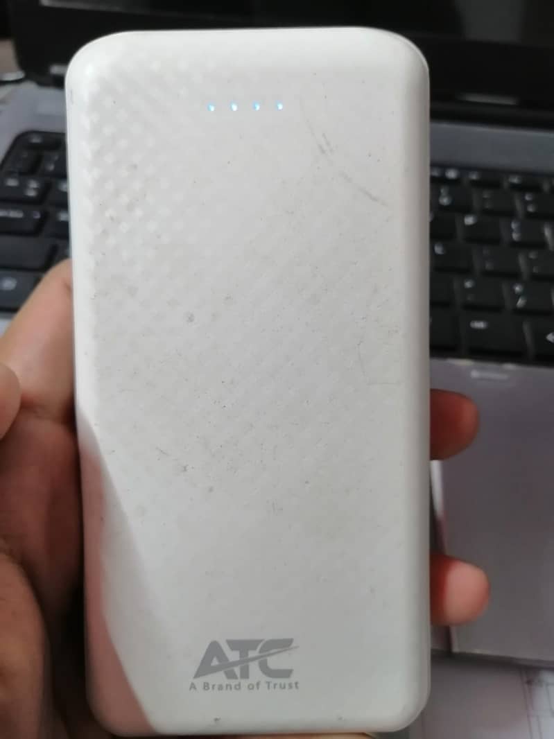 ATC Brand New Power Bank 10000mAh with cable. 3