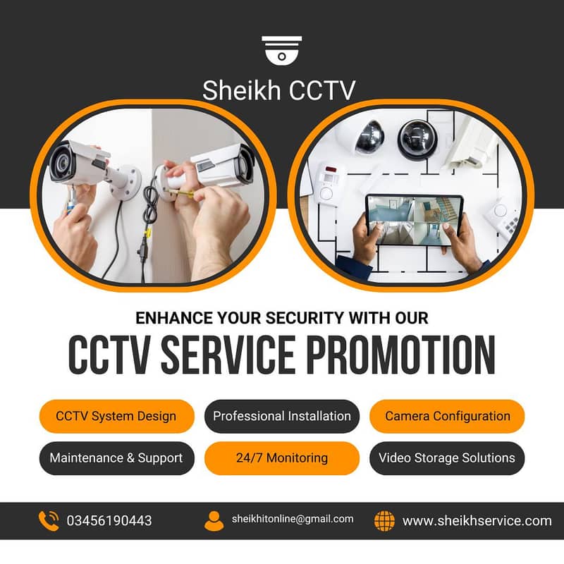 CCTV Camera Installation, Sales, Service & Maintenance in Karachi – Se 9