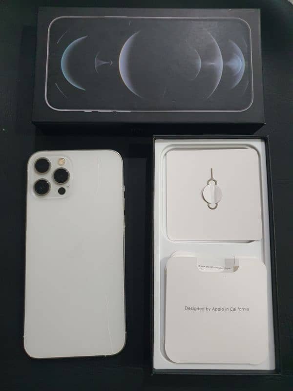 IPhone 12pro max with box 1