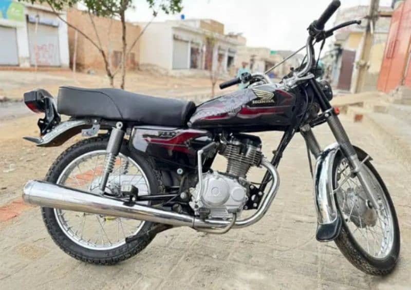 Honda 125 CG 2008 model for urgent sale 1