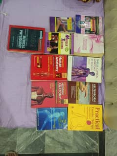 DPT course books for sale including BD chaurasia, Snells Anatomy