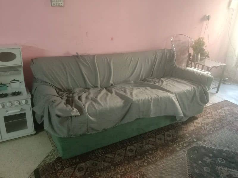 1 Double bed with side tables (30000) + 1 Sofa cum bed (30000) 4