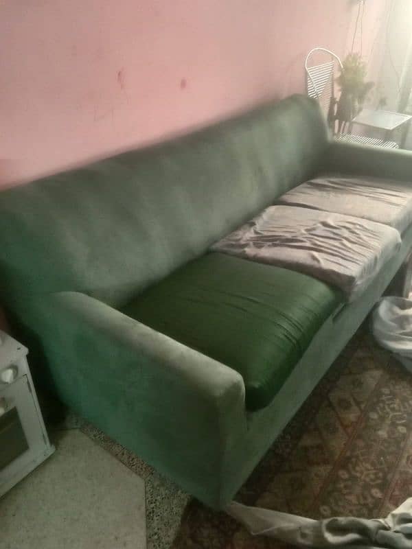 1 Double bed with side tables (30000) + 1 Sofa cum bed (30000) 6