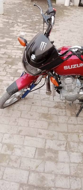 Suzuki 110 total orgnl orgnal dcomint new tyer new batri salf start 0