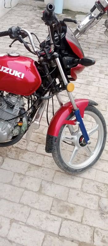 Suzuki 110 total orgnl orgnal dcomint new tyer new batri salf start 3