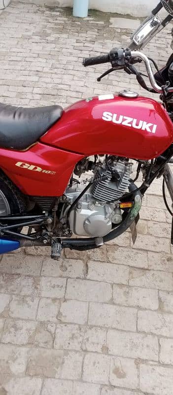 Suzuki 110 total orgnl orgnal dcomint new tyer new batri salf start 5