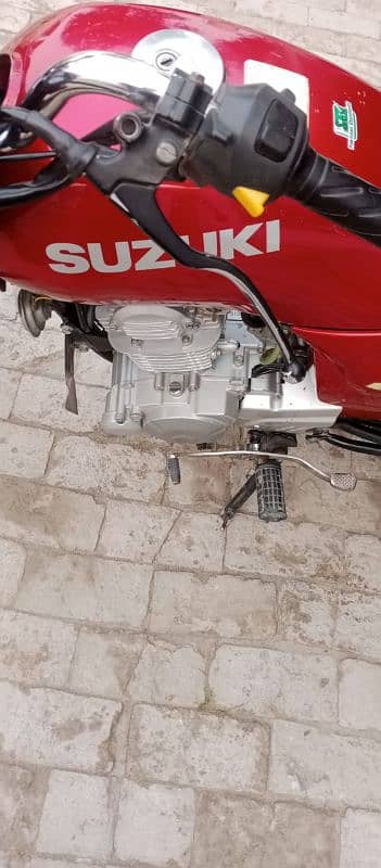 Suzuki 110 total orgnl orgnal dcomint new tyer new batri salf start 16