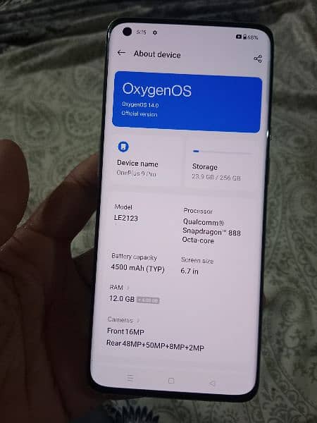 OnePlus 9pro 12gb 256gb 8